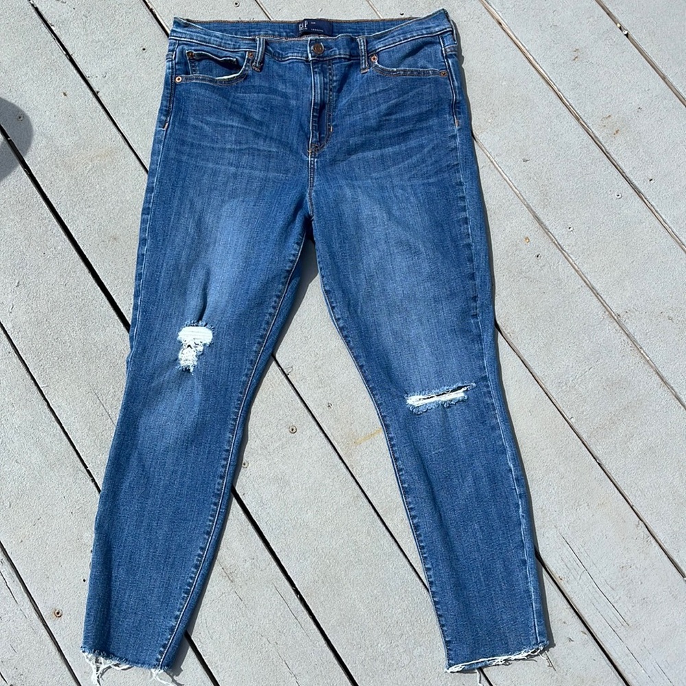 GAP Denim legging jeans 32 regular High Rise